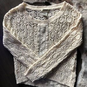 Flying Tomato Crochet Sweater